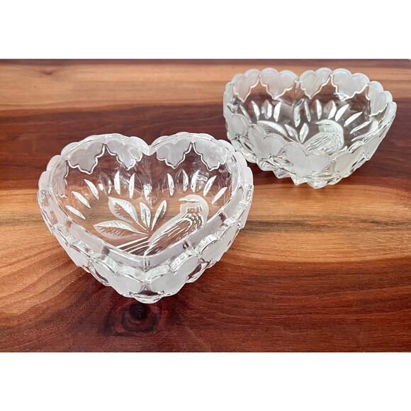 Hofbauer The Byrdes Collection Heart Box 1416 Leaded Crystal Trinket Box NIB - Picture 8 of 15